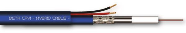 Cable coaxial 3,30mm CCTV HD + 2 x 0,50mm². BETA CAVI 4205HD. - Imagen 2
