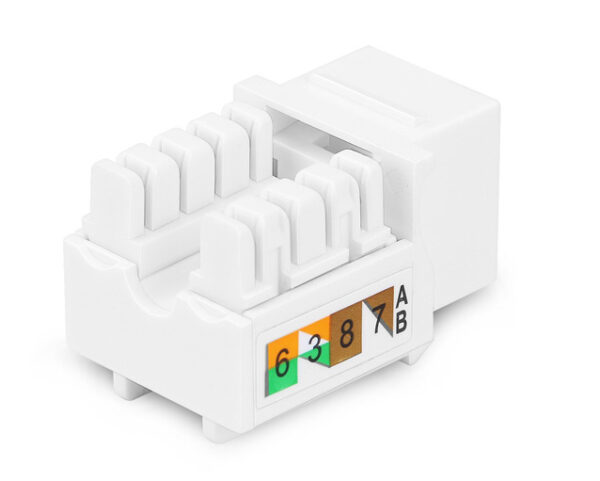 Keystone jack UTP Cat. 6 90°. KJRJ45Cat6*. - Imagen 2