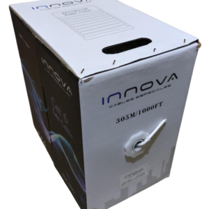 Cable UTP Cat.6 slim, 4 pares x 24AWG (interior), 100% cobre. INNOVA 1407/6I.