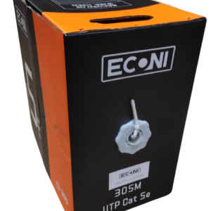 Cable UTP Cat. 5e, 4 pares x 0,50mm, interior. ECONI 1410/5I.
