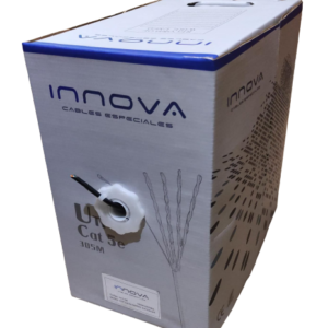 Cable UTP Cat.5E, 4 pares x 0,51mm 24AWG (exterior), 100% cobre. INNOVA 1411/5E.
