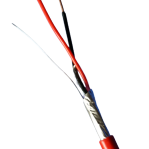Cable incendio apantallado 18AWG, 2 conductores x 1.02 mm + Tierra (vaina roja), 100% cobre, 100Mts. INNOVA 1518/2