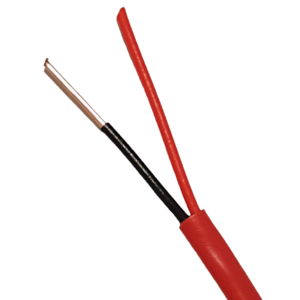 Cable incendio 20AWG, 2 conductores x 0,80 mm (vaina roja), 100% cobre, 100Mts. INNOVA 1523U/2