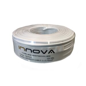 Cable speaker, 2 x 0,75mm² multifilar interior (vaina blanca). INNOVA 1607D/2.