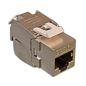 Keystone jack Blindado Cat.6/6a 180°. KJFRJ45Cat6A
