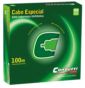 Cable alarma interior 4 conductores cobre Nu x 0,32mm, unifilares. CONDUTTI CON99131.