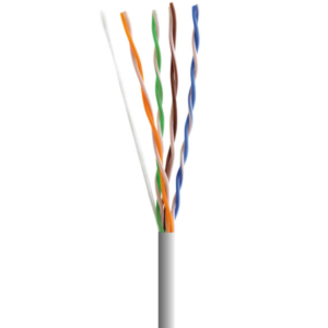 Cable UTP Cat.5E, 4 pares x 0,51mm 24AWG (interior), 100% cobre, 100mts. INNOVA 1409/5I.