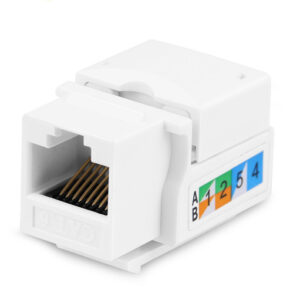 Keystone jack UTP Cat. 6 90°. KJRJ45Cat6*.