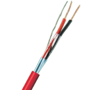 Cable incendio apantallado 20AWG, 2 conductores x 0,52 mm² multifilar + Tierra (vaina roja), 100% cobre, 305Mts. INNOVA 1523/M2.