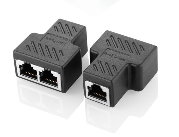 Conector splitter RJ45 Cat. 5/6. SRJ45.