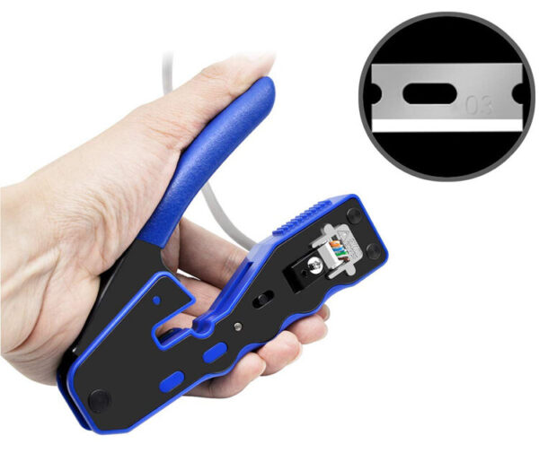 Pinza crimpadora para conectores RJ45 y EZ-RJ45. EZ-CRIMP. - Imagen 2