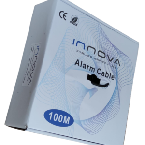 Cable alarma exterior 12 conductores x 0,50mm unifilares (vaina negra) 100% cobre. INNOVA 1512U/12