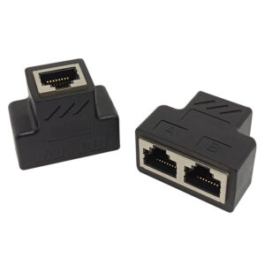 Conector Splitter RJ45 Cat.5/6 "A" "B". SRJ45AB.