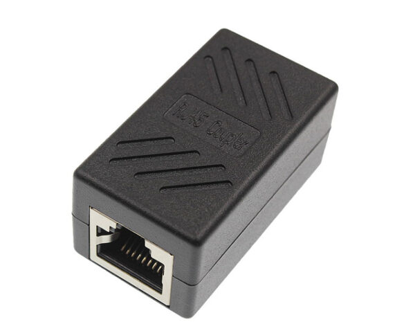 Conector (cupla) hembra/hembra RJ45 Cat. 6 blindado. CRJ45Cat6.
